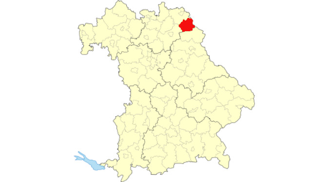 Ausgewiesene Radonvorsorgegebiete in Bayern