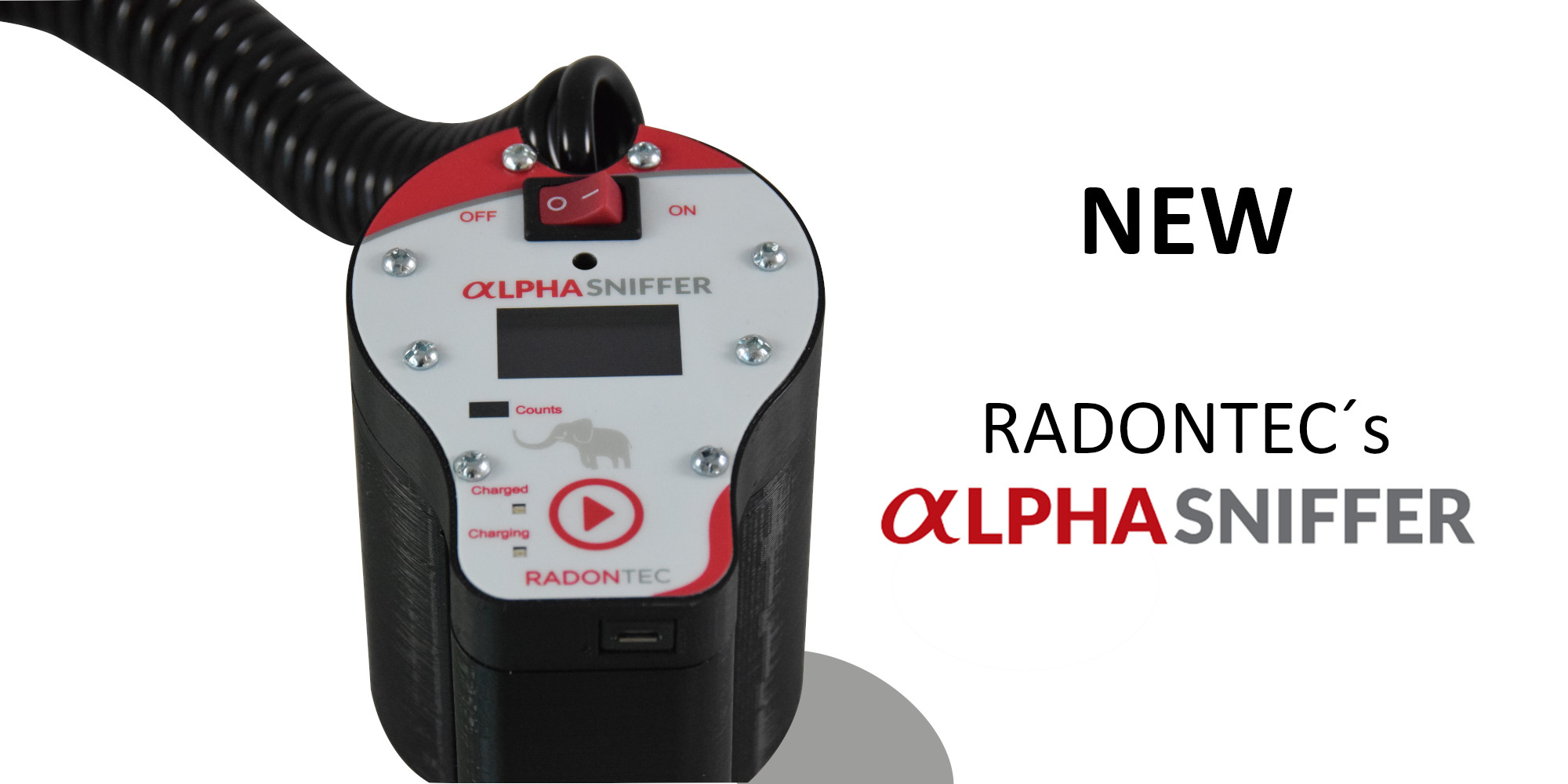 RadonTec AlphaSniffer for radon sniffing