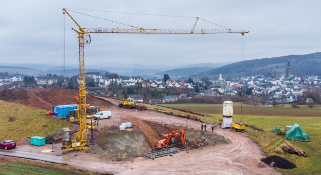 Radonbelastung in Schneeberg - Bauprojekt
