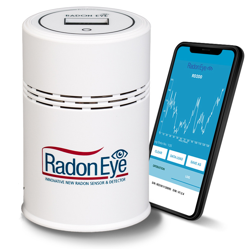 Schnell und präzise: RadonEye RD200 aktives Radonmessgerät