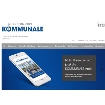 Kommunale: Trade Fair and Congress for Municipal Supplies - We are there for you!  - Kommunale: Trade Fair and Congress for Municipal Supplies - We are there for you! 