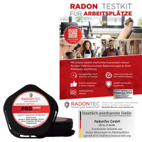 RadonTec | PRD Radonmessung an Arbeitsplätzen (1-12 Monate)