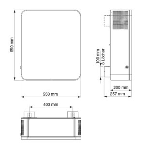 AlphaFreshbox 100 WiFi single room ventilation