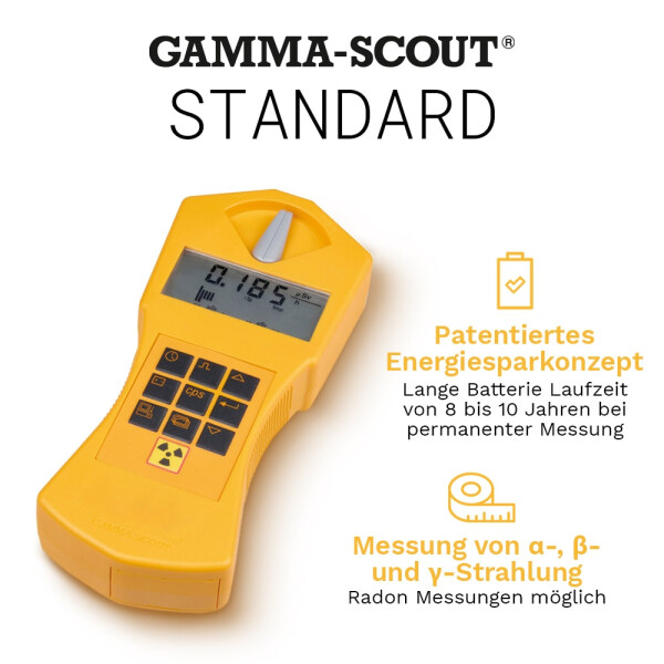 GAMMA-SCOUT | Standard Geiger counter radiation detector