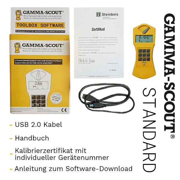 Geiger Counter Gamma-Scout Rechargeable Version Hand Held Radiation Detector 