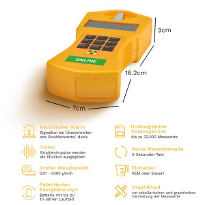 GAMMA-SCOUT | Online Geiger counter with real-time data...