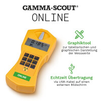 GAMMA-SCOUT | Online Geiger counter with real-time data transmission function