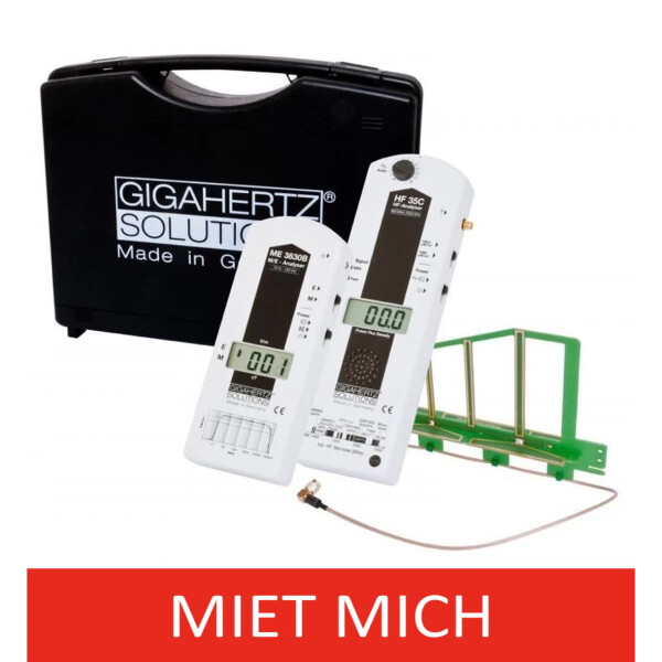 MietMich | HF+NF | Gigahertz-Solutions | MK20 Messkoffer - Elektrosmog Mietgerät
