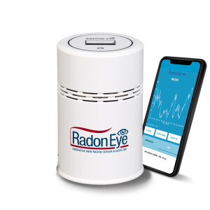 RD200P Plus iOT Smart Radon Detector Connect to Web by WiFi add Temperature and Humidity Radon Eye//Radon
